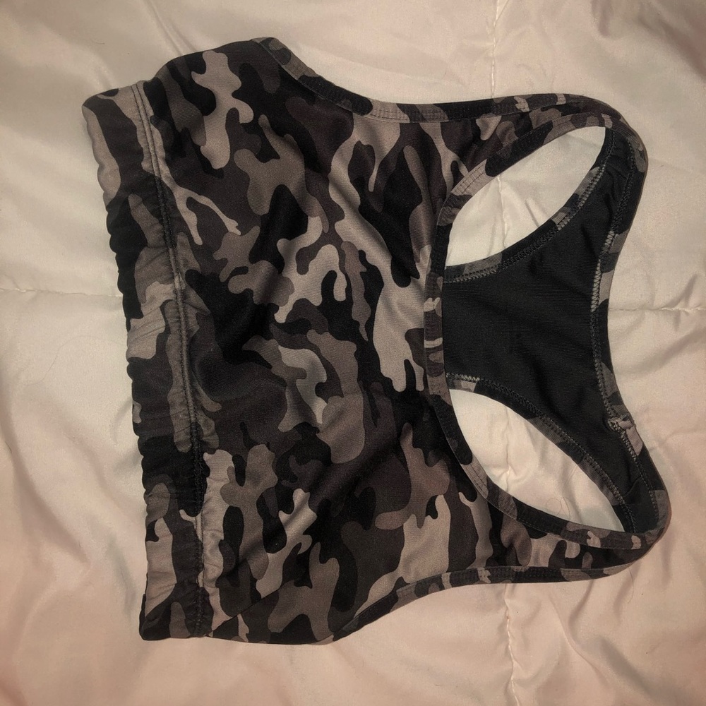 Aerie camo sports bra